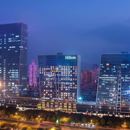 Hilton Shenzhen Futian, Metro Station At Hotel Front Door, Close To Futian Convention & Exhibition Center Dış mekan fotoğraf