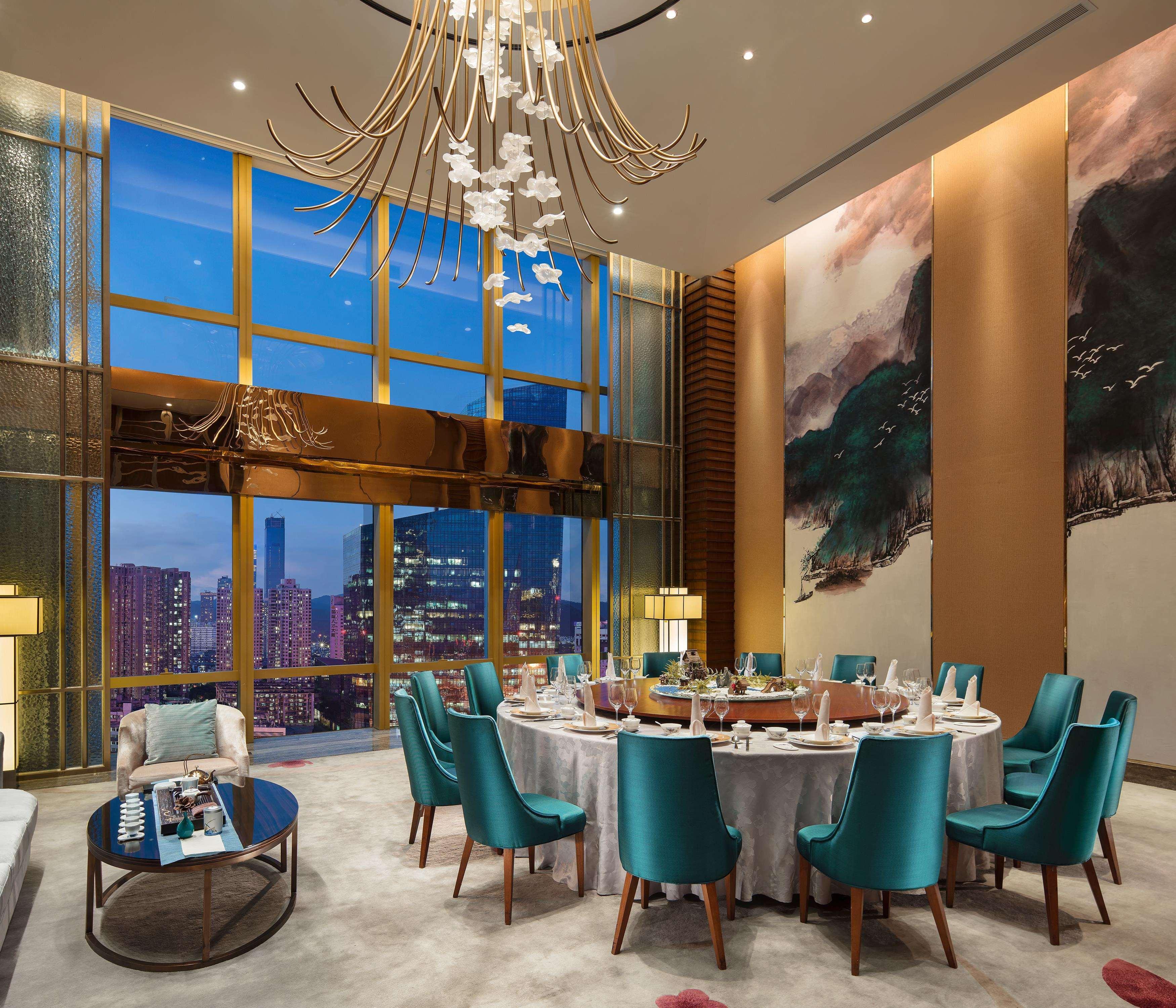 Hilton Shenzhen Futian, Metro Station At Hotel Front Door, Close To Futian Convention & Exhibition Center Dış mekan fotoğraf