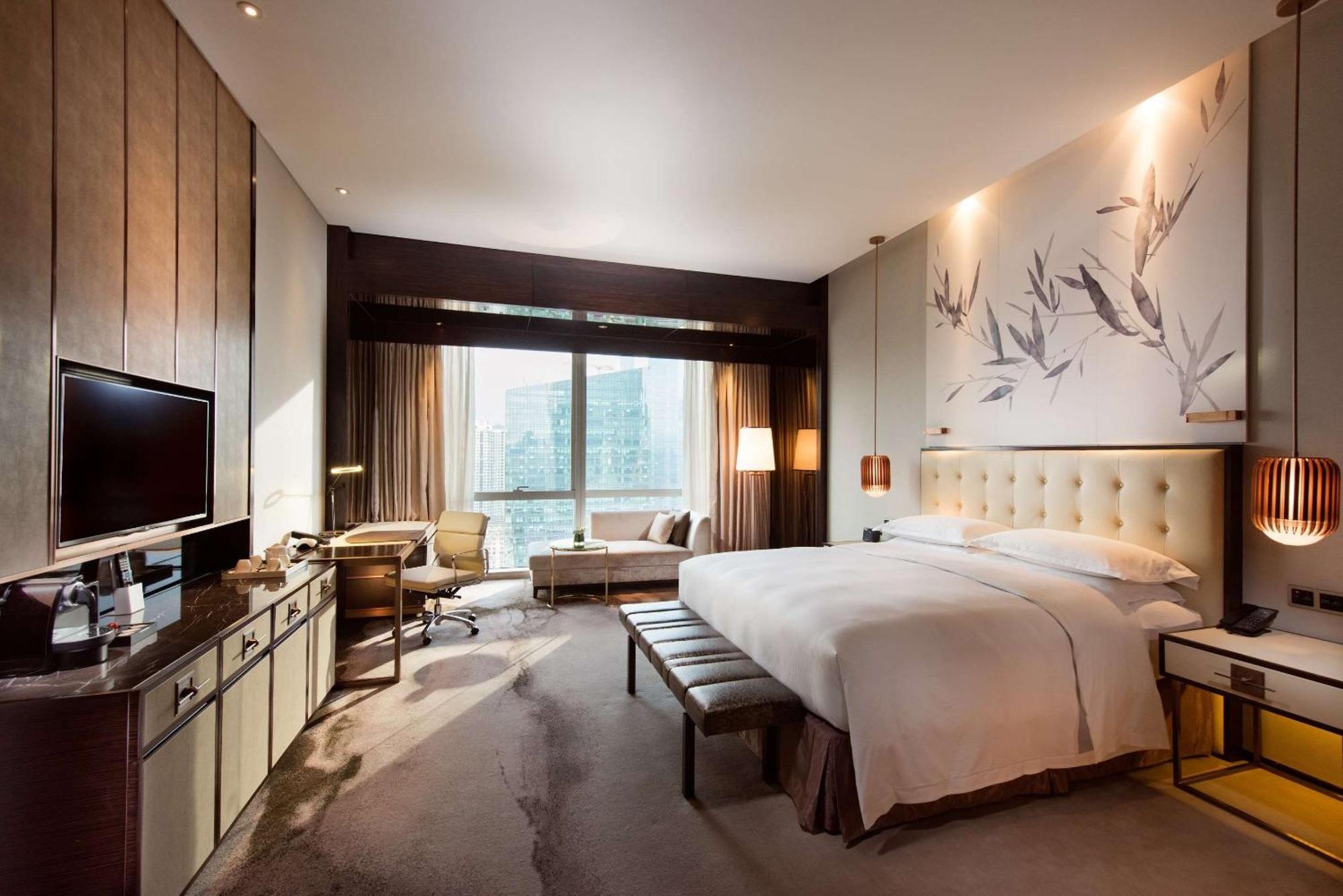 Hilton Shenzhen Futian, Metro Station At Hotel Front Door, Close To Futian Convention & Exhibition Center Dış mekan fotoğraf