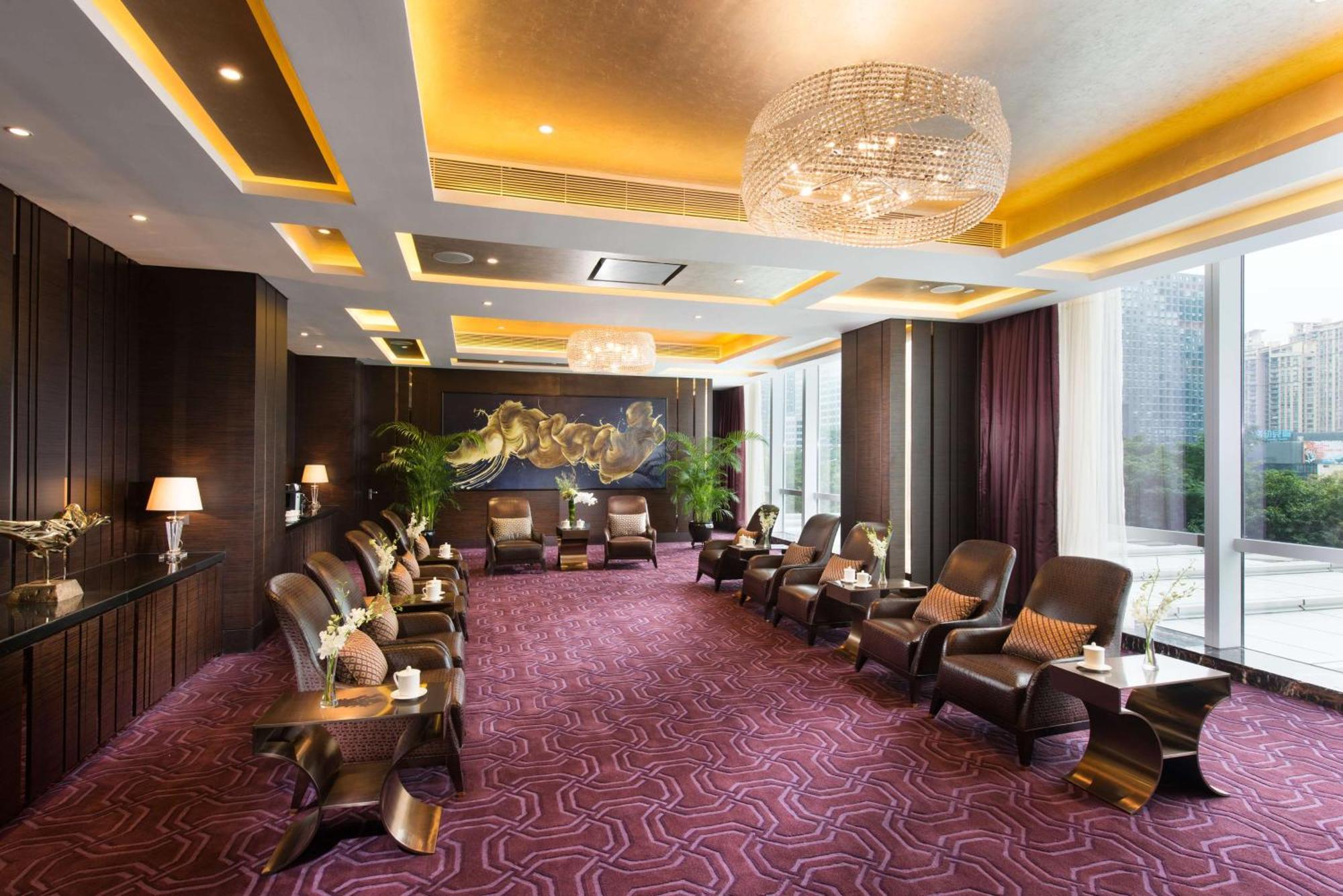 Hilton Shenzhen Futian, Metro Station At Hotel Front Door, Close To Futian Convention & Exhibition Center Dış mekan fotoğraf