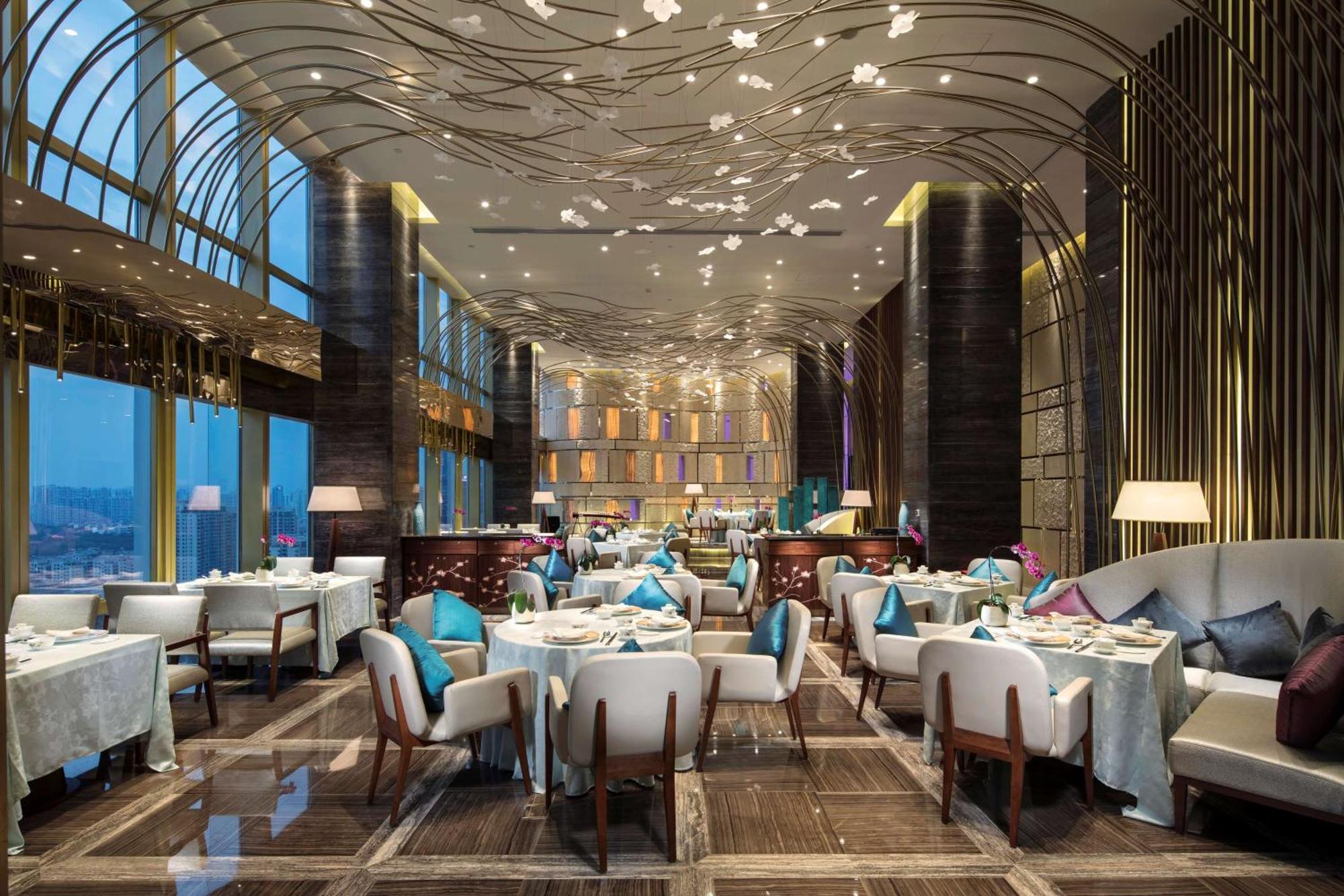 Hilton Shenzhen Futian, Metro Station At Hotel Front Door, Close To Futian Convention & Exhibition Center Dış mekan fotoğraf