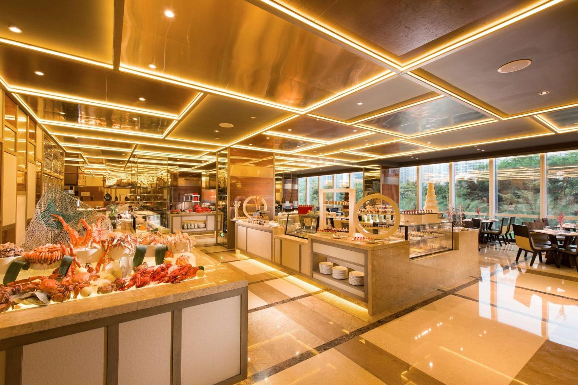 Hilton Shenzhen Futian, Metro Station At Hotel Front Door, Close To Futian Convention & Exhibition Center Dış mekan fotoğraf